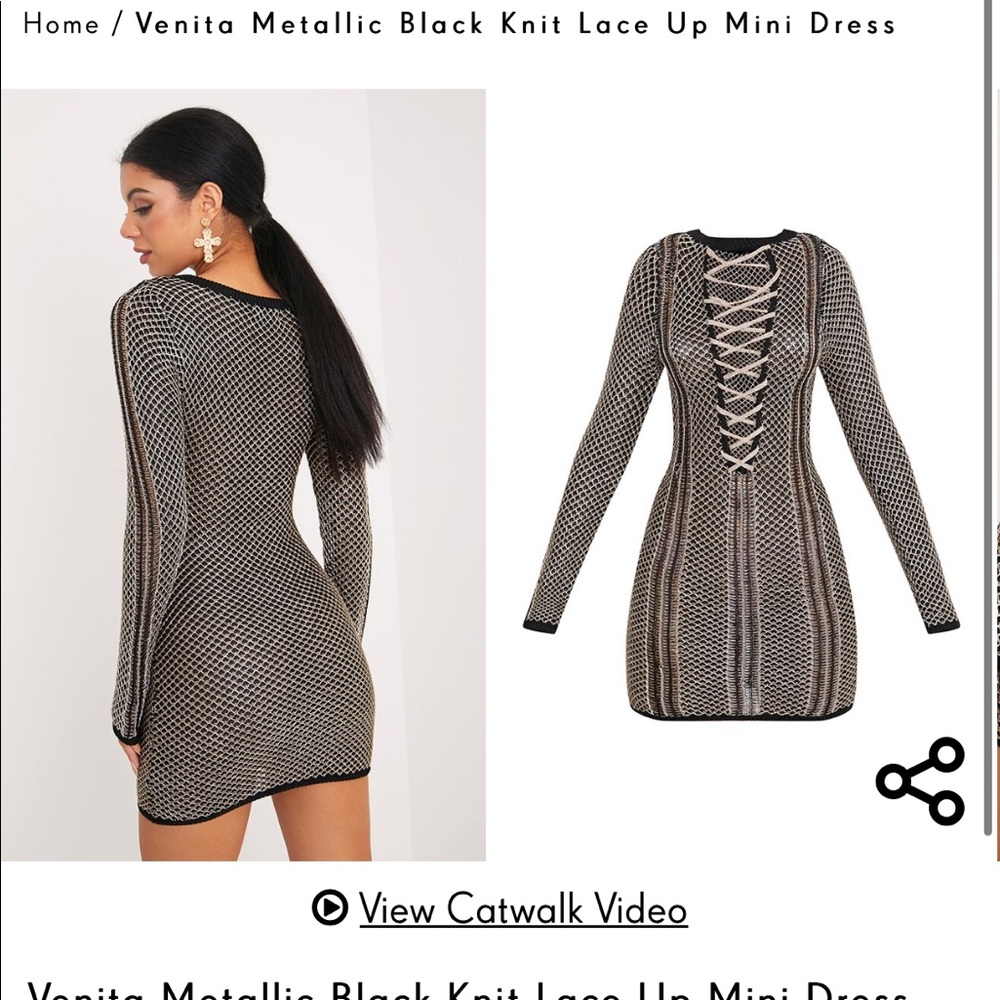 Pretty Little Things Venita dress sz 10